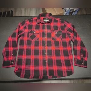 Jachs New York Flannel - Men's XL - Red & Black
